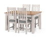 Rosalind Extending Dining Table - Elephant Grey/Pale Oak - Luminex FurnitureDining TableRIC201