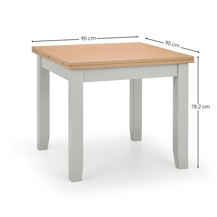Rosalind Flip - Top Elephant Grey Dining Table - Luminex FurnitureDining TableRIC215