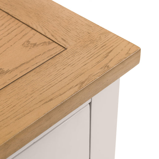 Rosalind Lamp Table in Elephant Grey and Pale Oak - Luminex FurnitureLamp TableRIC204