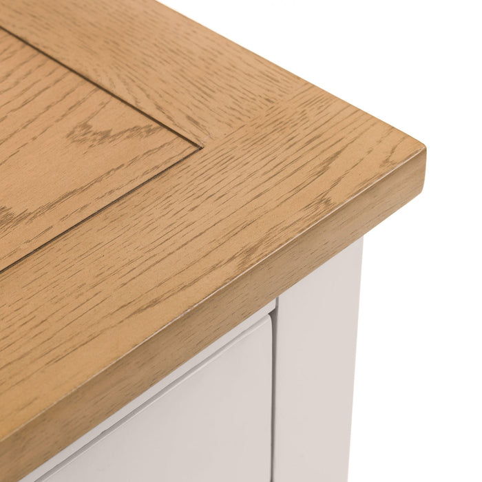 Rosalind Lamp Table in Elephant Grey and Pale Oak - Luminex FurnitureLamp TableRIC204
