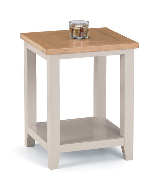 Rosalind Lamp Table in Elephant Grey and Pale Oak - Luminex FurnitureLamp TableRIC204