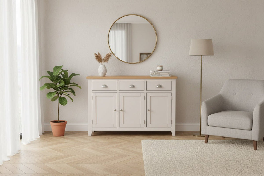 Rosalind Sideboard - Elephant Grey/Pale Oak - Luminex FurnitureSideboardRIC208