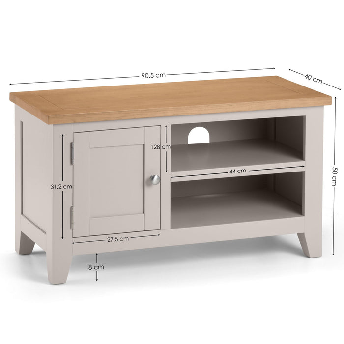 Rosalind TV Unit – Elephant Grey/Pale Oak - Luminex FurnitureTV UnitRIC207