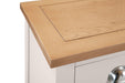 Rosalind White Oak Twin Pedestal Dressing Table - Luminex FurnitureDressing TableRIC306