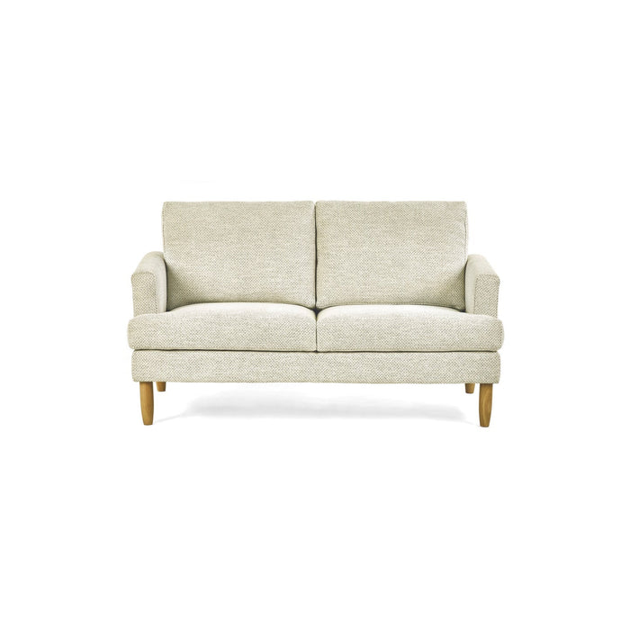 Rustica Beige Pearl Barley Upholstered Compact 2 Seater Sofa - Luminex FurnitureSofasDAI001