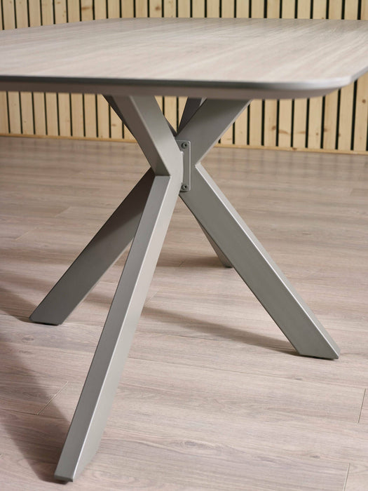 Sabrina Taupe Rectangular Dining Table - Luminex FurnitureDining TableNOA001