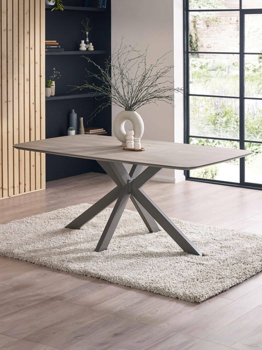 Sabrina Taupe Rectangular Dining Table - Luminex FurnitureDining TableNOA001