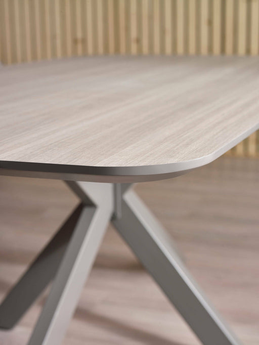 Sabrina Taupe Rectangular Dining Table - Luminex FurnitureDining TableNOA001