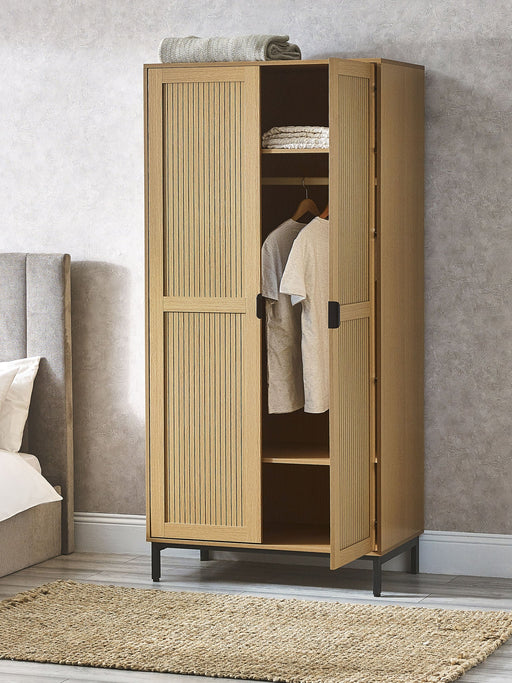 Sansa 2 Door Wardrobe - Luminex FurnitureWardrobeSIA004