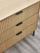 Sansa 3 Drawer Chest - Modern Wood & Metal - Luminex FurnitureChest of drawersSIA001