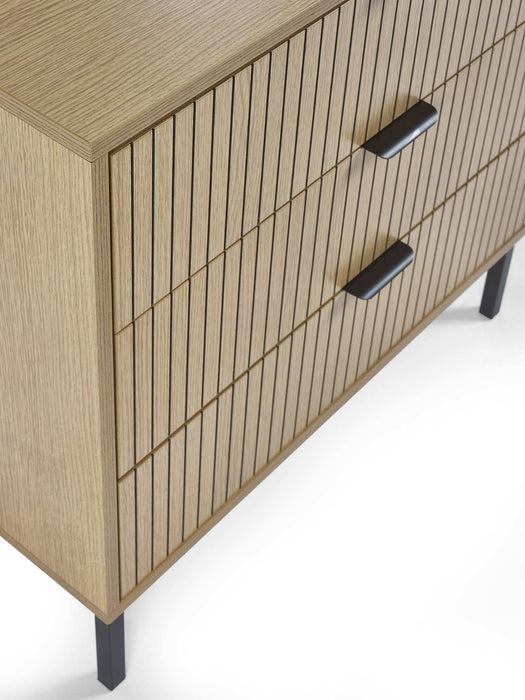 Sansa 3 Drawer Chest - Modern Wood & Metal - Luminex FurnitureChest of drawersSIA001