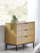 Sansa 3 Drawer Chest - Modern Wood & Metal - Luminex FurnitureChest of drawersSIA001