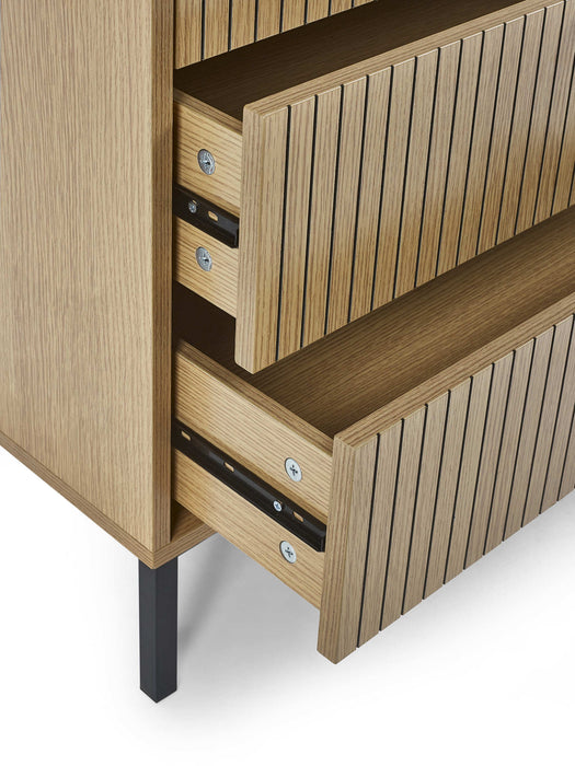 Sansa 3 Drawer Chest - Modern Wood & Metal - Luminex FurnitureChest of drawersSIA001
