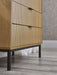 Sansa 3 Drawer Chest - Modern Wood & Metal - Luminex FurnitureChest of drawersSIA001