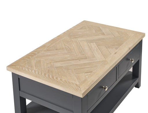 Savannah Dark Grey Coffee Table with Drawers - Luminex FurnitureCoffee TableBOR104