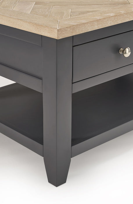 Savannah Dark Grey Coffee Table with Drawers - Luminex FurnitureCoffee TableBOR104