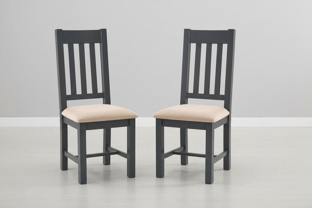 Savannah Dining Chairs – Set of 2 in Grey Finish - Luminex FurnitureChairsBOR103