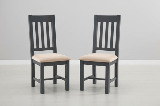 Savannah Dining Chairs – Set of 2 in Grey Finish - Luminex FurnitureChairsBOR103