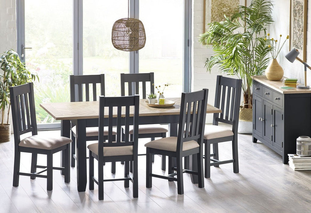 Savannah Extending Dining Table – Dark Grey, 140–180cm - Luminex FurnitureDining TableBOR101