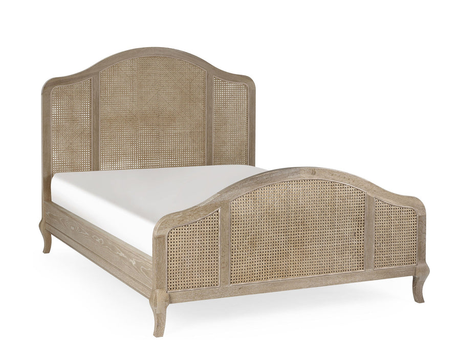 Savannah Rattan Bed - Light Oak - Luminex FurnitureWooden BedsFLE001
