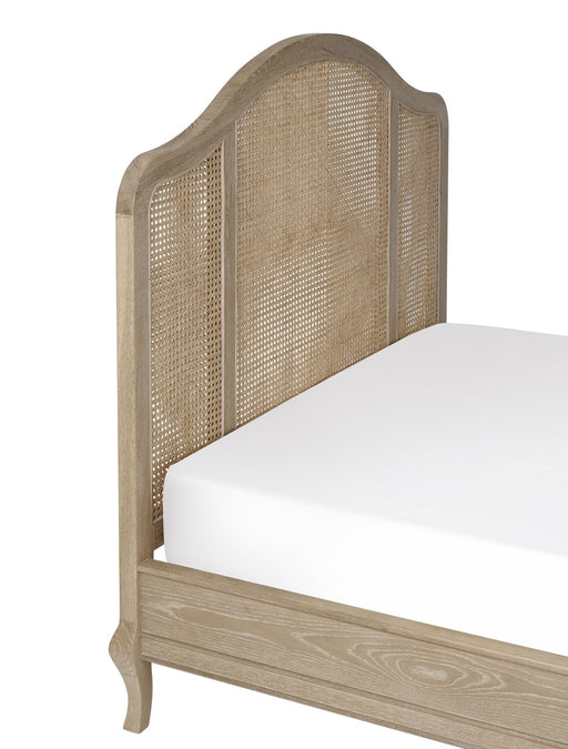 Savannah Rattan Bed - Light Oak - Luminex FurnitureWooden BedsFLE001