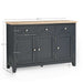Savannah Sideboard – Dark Grey with Parquet Top - Luminex FurnitureSideboardBOR109