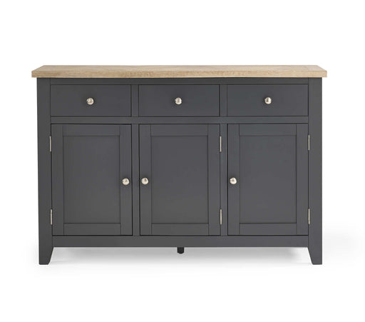 Savannah Sideboard – Dark Grey with Parquet Top - Luminex FurnitureSideboardBOR109