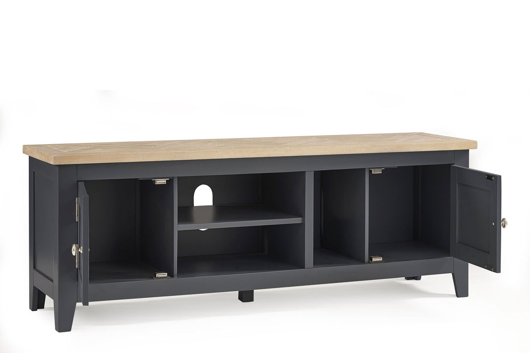 Savannah TV Unit – Dark Grey - Luminex FurnitureTV UnitBOR108