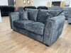 Savoy Black 2 Seater Sofa – Faux Leather Design - Luminex FurnitureSofasserena_sofa_black_2_seater