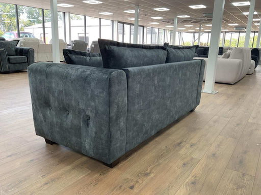 Savoy Black 3 Seater Sofa – Faux Leather Design - Luminex FurnitureSofasserena_sofa_black_3_seater