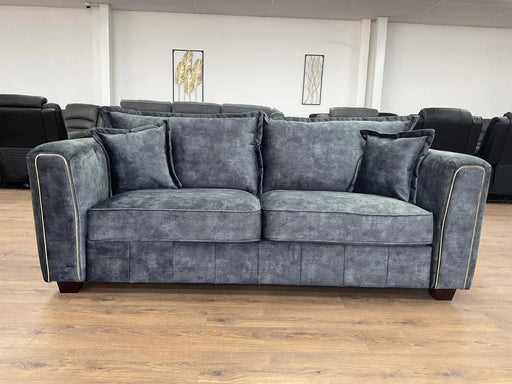 Savoy Black 3+2 Sofa Set – Faux Leather Design - Luminex FurnitureSofasserena_sofa_black_3+2_set