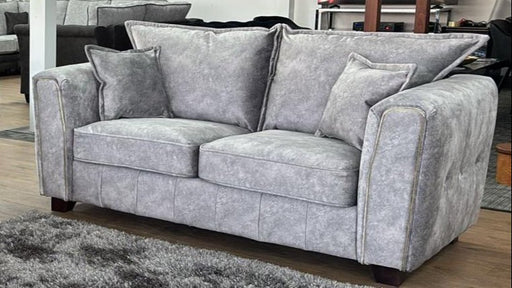 Savoy Grey 3+2 Sofa Set – Faux Leather Design - Luminex FurnitureSofasserena_sofa_grey_3+2_set