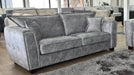Savoy Grey 3+2 Sofa Set – Faux Leather Design - Luminex FurnitureSofasserena_sofa_grey_3+2_set
