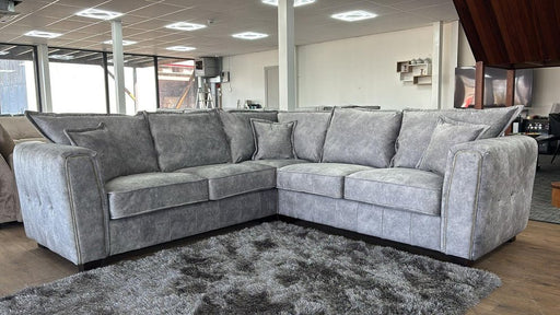 Savoy Grey Large Corner Sofa – Faux Leather Design - Luminex FurnitureSofasserena_sofa_grey_large_corner