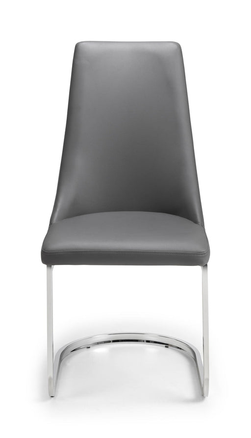 Seraphina Grey High Gloss Table & 6 Seraphina Cantilever Chairs - Luminex FurnitureDining SetCOM154