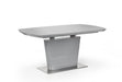 Seraphina High Gloss Extending Table - Grey - Luminex FurnitureDining TableCOM151