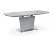 Seraphina High Gloss Extending Table - Grey - Luminex FurnitureDining TableCOM151
