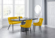 Seraphina High Gloss Extending Table - Grey - Luminex FurnitureDining TableCOM151