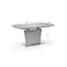 Seraphina High Gloss Extending Table - Grey - Luminex FurnitureDining TableCOM151