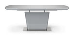 Seraphina High Gloss Extending Table - Grey - Luminex FurnitureDining TableCOM151