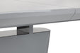 Seraphina High Gloss Extending Table - Grey - Luminex FurnitureDining TableCOM151