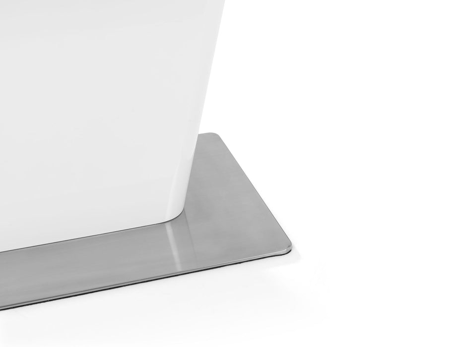 Seraphina High Gloss Extending Table - White - Luminex FurnitureDining TableCOM101