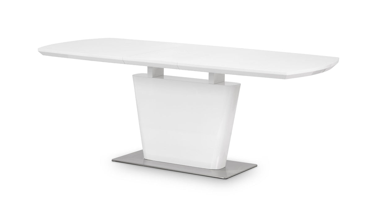 Seraphina High Gloss Extending Table - White - Luminex FurnitureDining TableCOM101