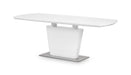 Seraphina High Gloss Extending Table - White - Luminex FurnitureDining TableCOM101