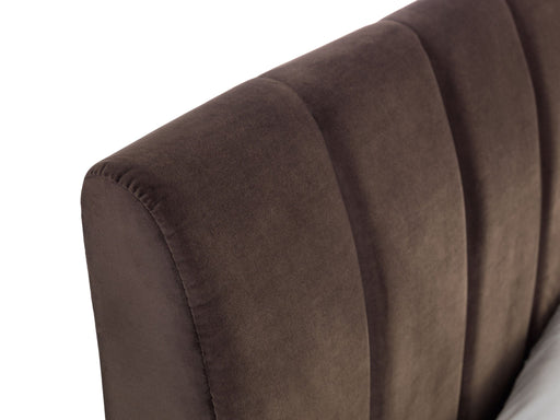 Seren Bed – Truffle Velvet - Luminex FurnitureFabric BedsDEC001
