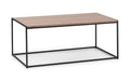 Serena Coffee Table – Sonoma Oak & Black Metal Frame - Luminex FurnitureCoffee TableTRI202