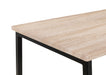 Serena Desk – Sonoma Oak & Black Metal Frame - Luminex FurnitureDeskTRI207