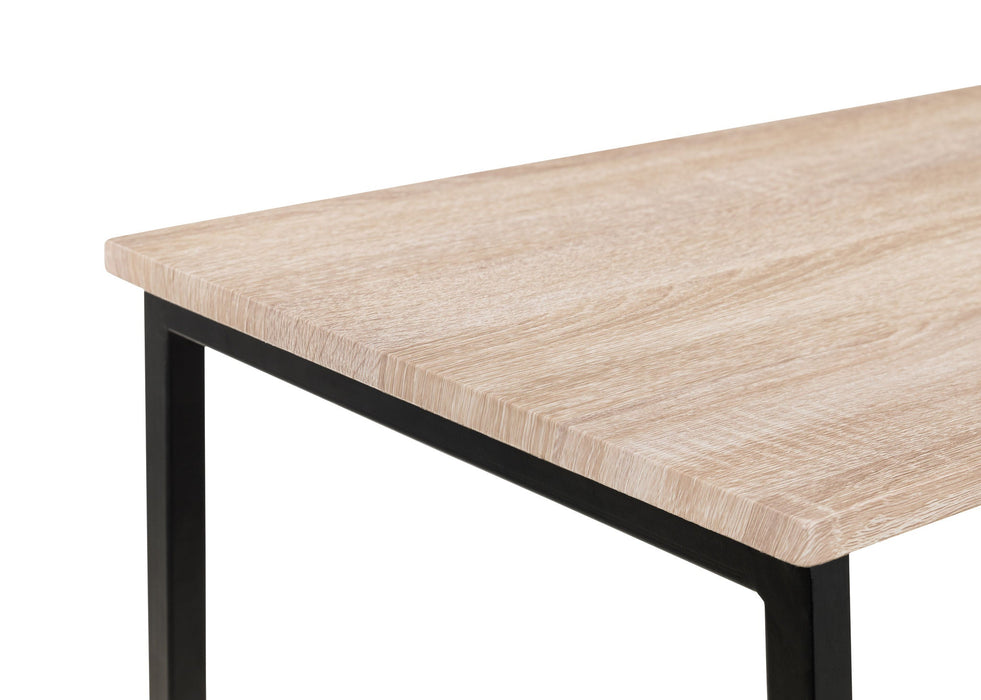 Serena Desk – Sonoma Oak & Black Metal Frame - Luminex FurnitureDeskTRI207