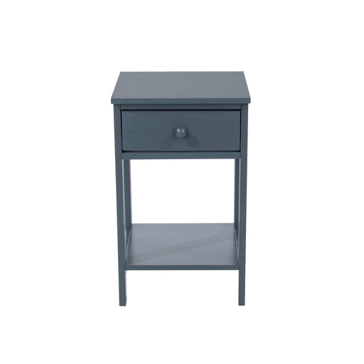 Shaker Blue Bedside Table, 1 Drawer Petite Cabinet - LuminexFurnitureBedside TableBSB409