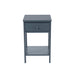 Shaker Blue Bedside Table, 1 Drawer Petite Cabinet - LuminexFurnitureBedside TableBSB409
